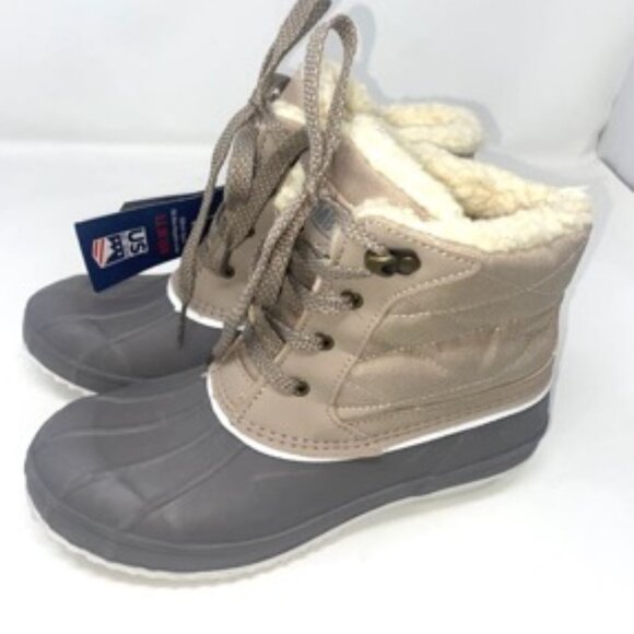 Khombu Zany/82120929 Women's Gray Winter Waterproof Thermolite Snowboots Size 6M - Picture 2 of 10